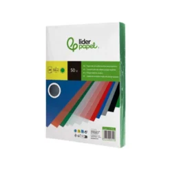 Tapa de Encuadernacion Polipropileno Liderpapel DIN A4 Verde 0.8mm pack 50 uds