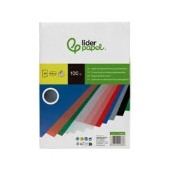 Tapa de Encuadernacion Polipropileno Liderpapel DIN A4 incolor translucidas 0.5mm pack 100 uds