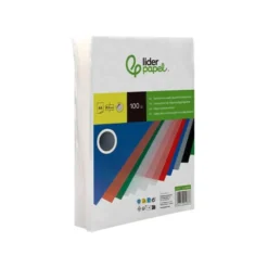 Tapa de Encuadernacion Polipropileno Liderpapel DIN A4 incolor translucidas 0.5mm pack 100 uds