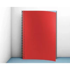 Tapa de Encuadernacion Polipropileno Liderpapel DIN A4 Color Rojo 0,5 mm pack 100 uds