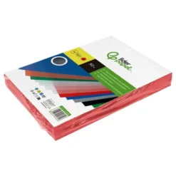 Tapa de Encuadernacion Polipropileno Liderpapel DIN A4 Roja 0.8mm pack 50 uds