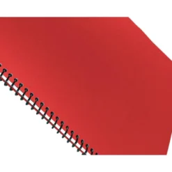 Tapa de Encuadernacion Polipropileno Liderpapel DIN A4 Roja 0.8mm pack 50 uds