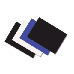 Tapa de Encuadernacion PVC Fellowes DIN A4 Color Opaco Negro 180 micras pack 100 uds