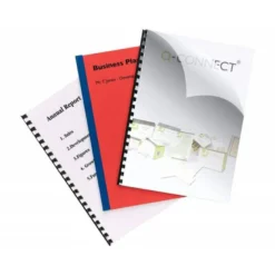 Tapa de Encuadernacion PVC Q connect Din A4 Incolora 150MC pack 100 uds