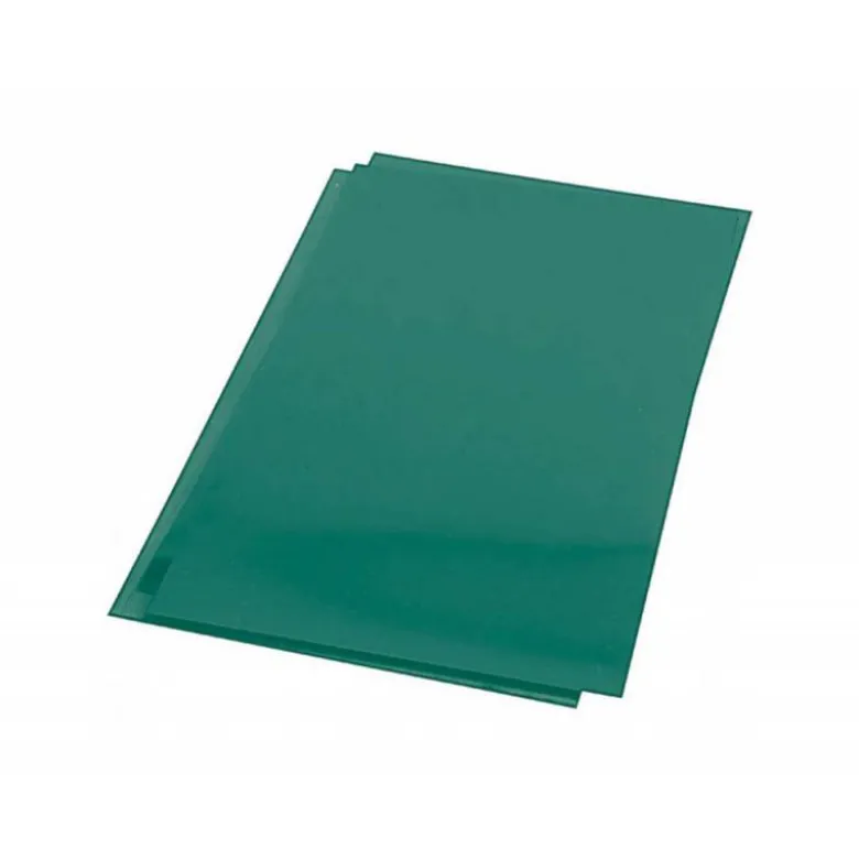 TAPA DE ENCUADERNACION Q-CONNECT PVC DIN A4 OPACA VERDE 180 MICRAS CAJA 100 UNIDADES