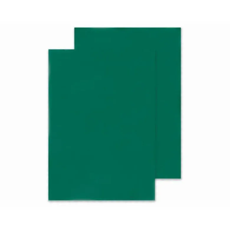 TAPA DE ENCUADERNACION Q-CONNECT PVC DIN A4 OPACA VERDE 180 MICRAS CAJA 100 UNIDADES