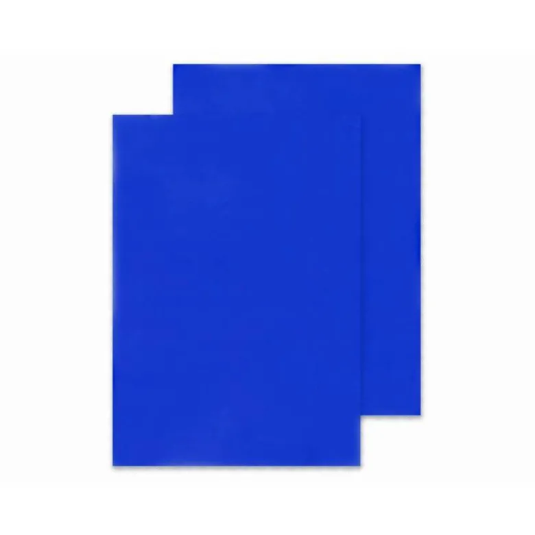 TAPA DE ENCUADERNACION Q-CONNECT PVC DIN A4 OPACA AZUL 180 MICRAS CAJA 100 UNIDADES