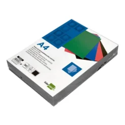 Tapa Encuadernación Liderpapel Carton DIN A4 1mm Negra pack 50 uds