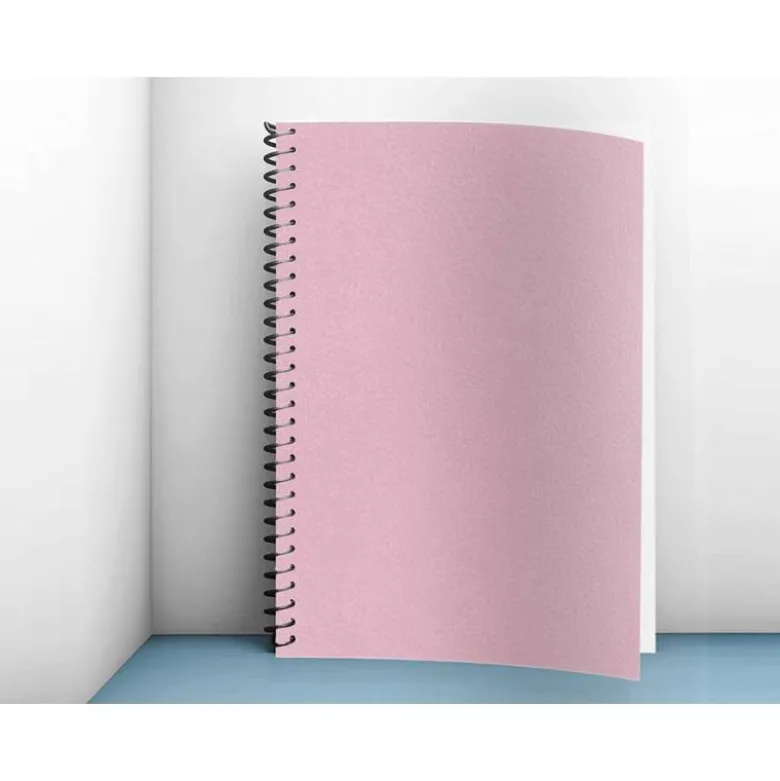 TAPA ENCUADERNACION LIDERPAPEL CARTON DIN A4 1 MM ROSA PAQUETE DE 50 UNIDADES