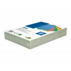 TAPA ENCUADERNACION LIDERPAPEL CARTON DIN A4 0,9MM VERDE FLUOR PAQUETE DE 50 UNIDADES