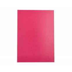 TAPA ENCUADERNACION LIDERPAPEL CARTON A4 0,9MM ROSA FLUOR PAQUETE DE 50 UNIDADES