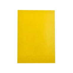 TAPA ENCUADERNACION LIDERPAPEL CARTON A4 0,9MM AMARILLO FLUOR PAQUETE DE 50 UNIDADES