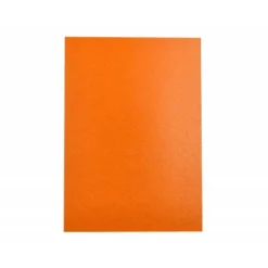 TAPA ENCUADERNACION LIDERPAPEL CARTON DIN A4 0,9MM NARANJA FLUOR PAQUETE DE 50 UNIDADES
