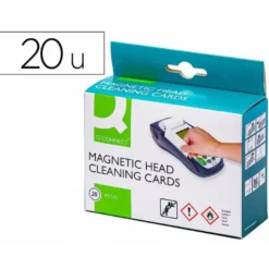 Tarjeta limpiadora Q-Connect De banda magnética Caja de 20 u