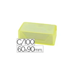 Tarjeta de visita liderpapel 90x60mm blanca 250g/m2 caja de 100