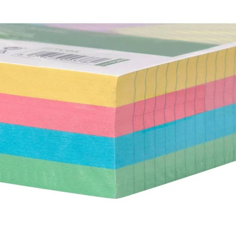 TARJETA LIDERPAPEL PARA ESTUDIAR RAYADA CARTULINA DE COLORES 170 GR/M2 125X200MM PAQUETE DE 200 UNIDADES