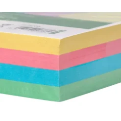 TARJETA LIDERPAPEL PARA ESTUDIAR LISA CARTULINA DE COLORES 170 GR/M2 160X220MM PAQUETE DE 200 UNIDADES
