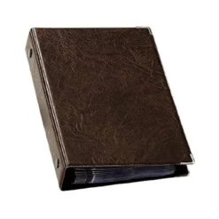 Tarjetero Durable polipropileno color marron 57x90mm