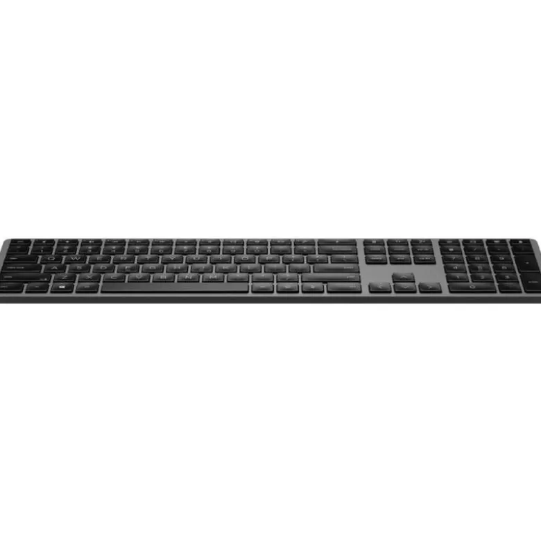 TECLADO HP 975 DUAL INALAMBRICO BLUETOOTH 5.0 RETROILUMINACION USB-C COLOR GRIS