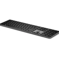 TECLADO HP 975 DUAL INALAMBRICO BLUETOOTH 5.0 RETROILUMINACION USB-C COLOR GRIS