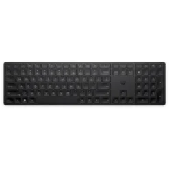 TECLADO HP 455 PROGRAMABLE INALAMBRICO ILUMINACION RGB COLOR NEGRO
