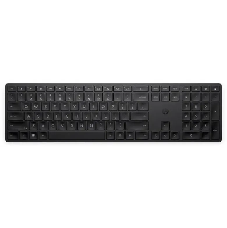 TECLADO HP 455 PROGRAMABLE INALAMBRICO ILUMINACION RGB COLOR NEGRO