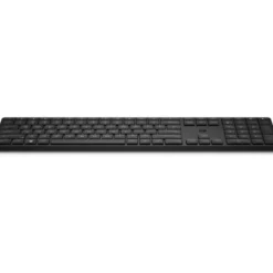 TECLADO HP 455 PROGRAMABLE INALAMBRICO ILUMINACION RGB COLOR NEGRO