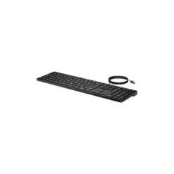 TECLADO HP 320K QWERTY CON CABLE COLOR NEGRO