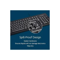 TECLADO KENSINGTON KB100 EQ CON CABLE 2400 DPI USB-A COLOR NEGRO