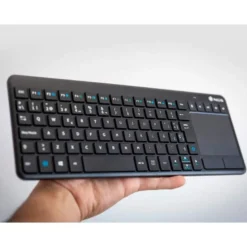 TECLADO NGS WARRIOR INALAMBRICO TOUCH PAD CON TECLAS MULTIMEDIA DE 2,4 GHZ COLOR NEGRO