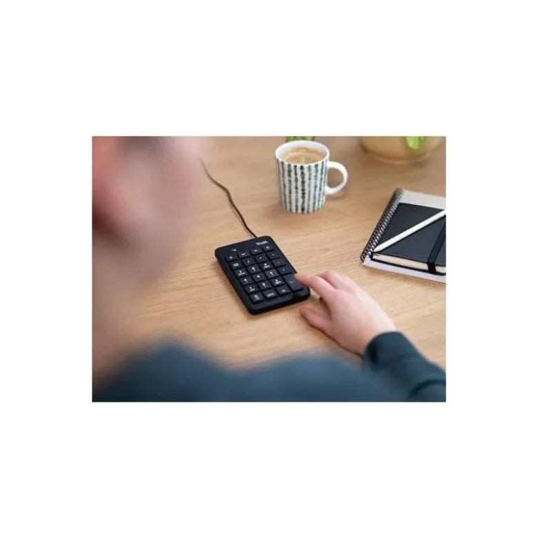 TECLADO NUMERICO TRUST XALAS NUMPAD CON CABLE LONGITUD 145 CM USB 2.0 COLOR NEGRO
