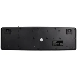 TECLADO Q-CONNECT CON CABLE 1,35 MT COLOR NEGRO