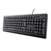 TECLADO TRUST TK-150 USB 2.0 CON CABLE LONGITUD 180 CM COLOR NEGRO