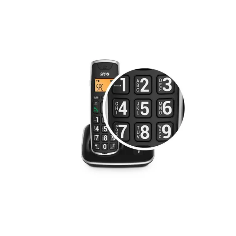 Telefono inalambrico spc Telecom 7243n negro