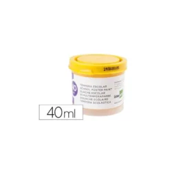 Tempera Escolar Liderpapel Color Amarillo Oro 40 ml