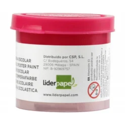 Tempera Escolar Liderpapel Color Magenta 40 ml