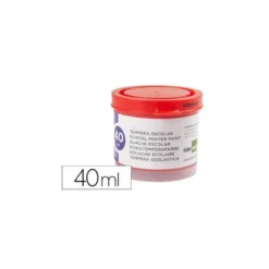 Tempera Escolar Liderpapel Color Rojo 40 ml