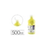 Tempera Liderpapel color amarillo limon 500 cc