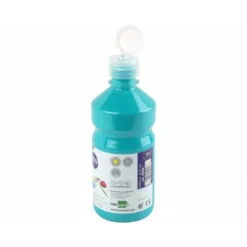 Tempera Liderpapel color azul turquesa 500 cc