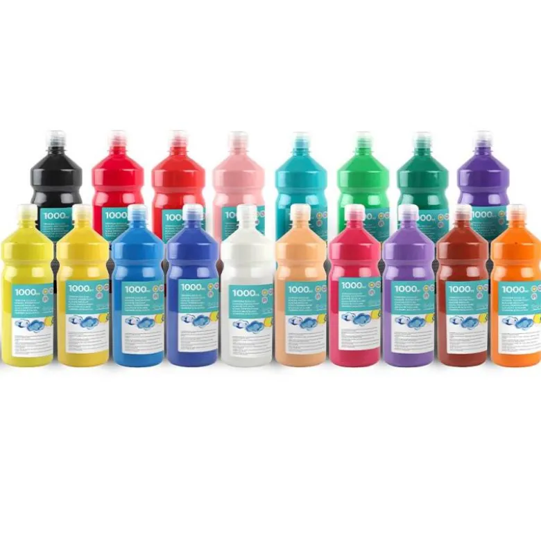 Tempera Liderpapel color azul marino 1000 cc