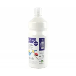 Tempera Liderpapel color blanco 1000 cc