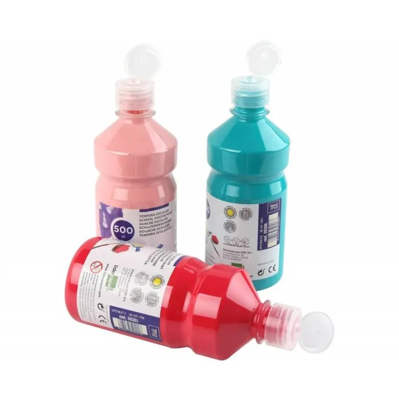 Tempera Liderpapel color blanco 500 cc