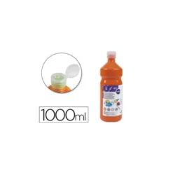 Tempera Liderpapel color naranja 1000 cc