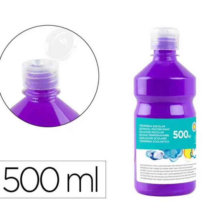 Tempera Liderpapel color violeta 500 cc