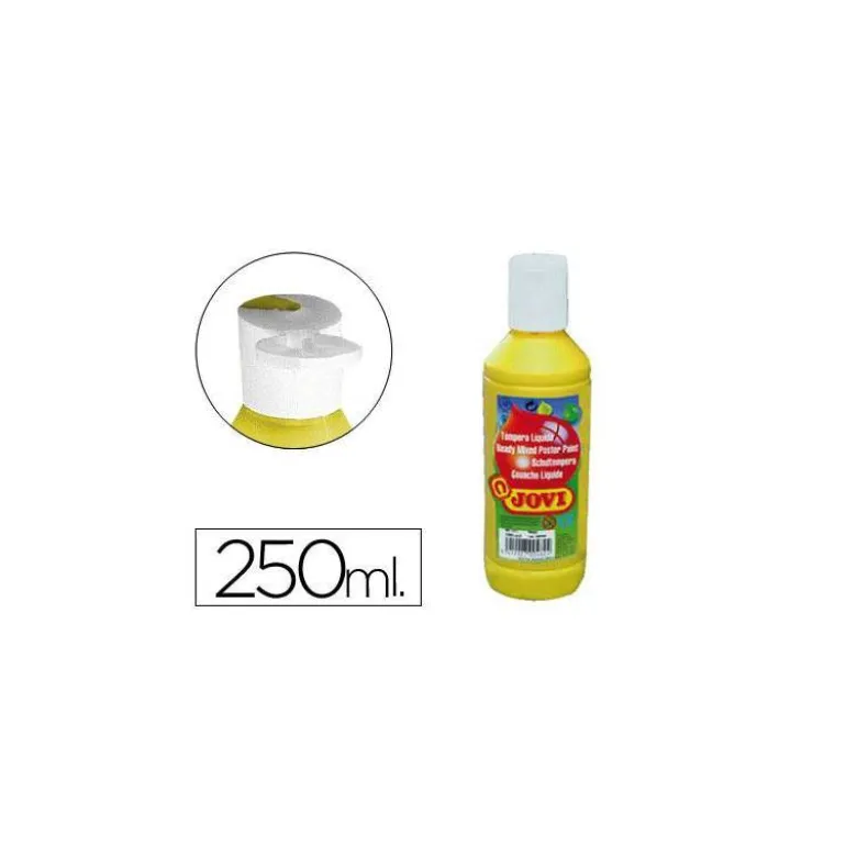 Tempera liquida Jovi color amarillo 250 cc
