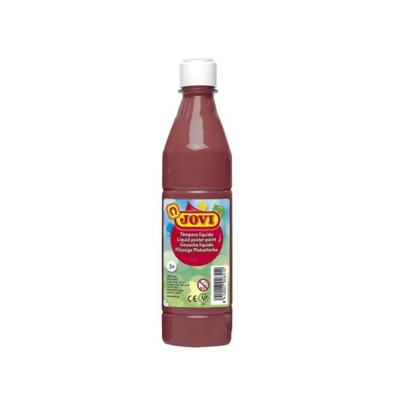 Tempera liquida Jovi color marron 500 cc