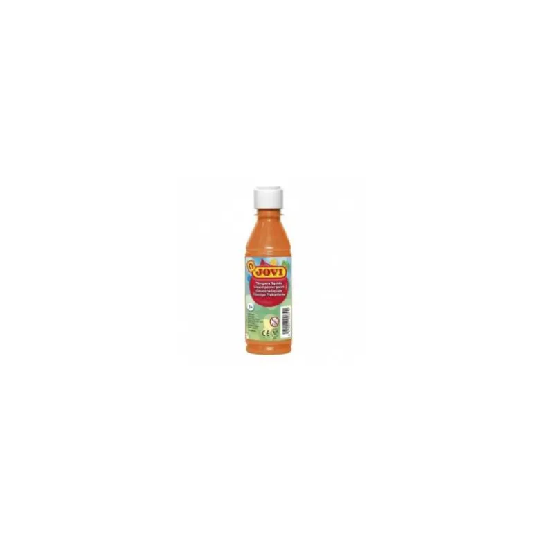 Tempera liquida Jovi color naranja 250 cc