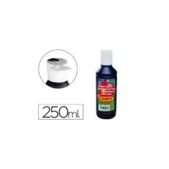 Tempera liquida Jovi color negro 250 cc