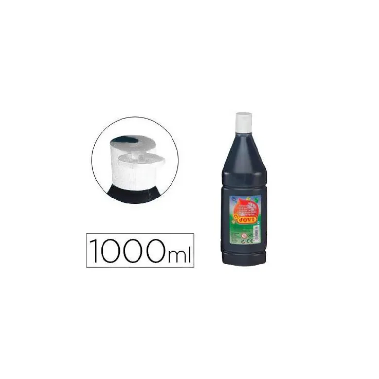 Tempera liquida JOVI color negro 1000 cc