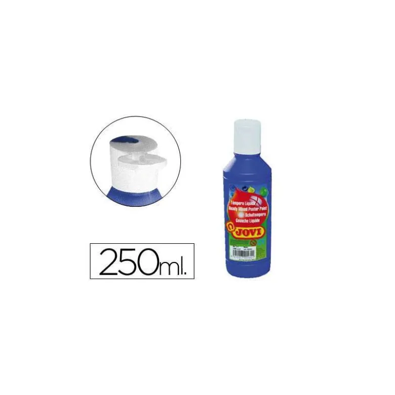 Tempera liquida Jovi color ultramar 250 cc